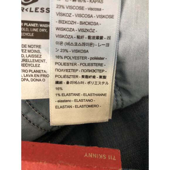 Levi's Women's Size 20W 711 Skinny Jeans NEW - Picture 7 of 11